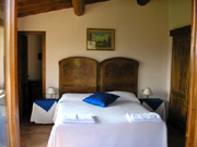 Florenz Ferienwohnung: Doppelschlafzimmer der Ferienwohnung Fienile