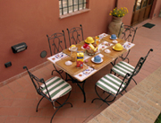 Terrazzo esterno con pranzare le facilit del Casa Perugino