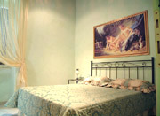 Roma Alloggio: Camera da letto matrimoniale dell'Alloggio Tritone Tipo B a Roma