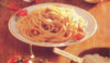 BUCATINI ALL'AMATRICIANA - Pasta - Spezialitt mit Fleisch aus Rom